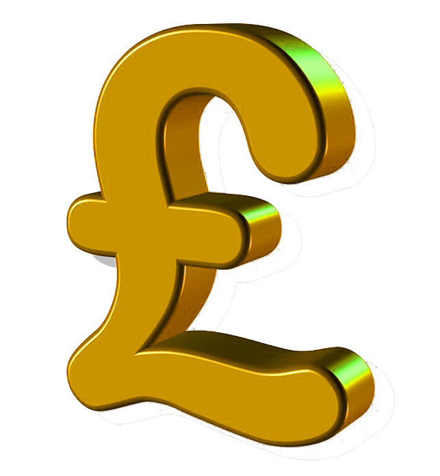 gold-pound-sign
